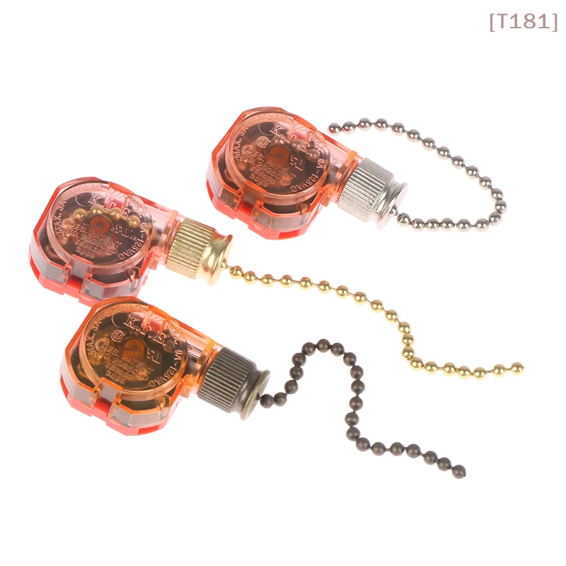 [E] Ceiling Fan Switch Kit 3 Speed 4 Wire Pull Wire Switch With Rope For DIY Accessories
