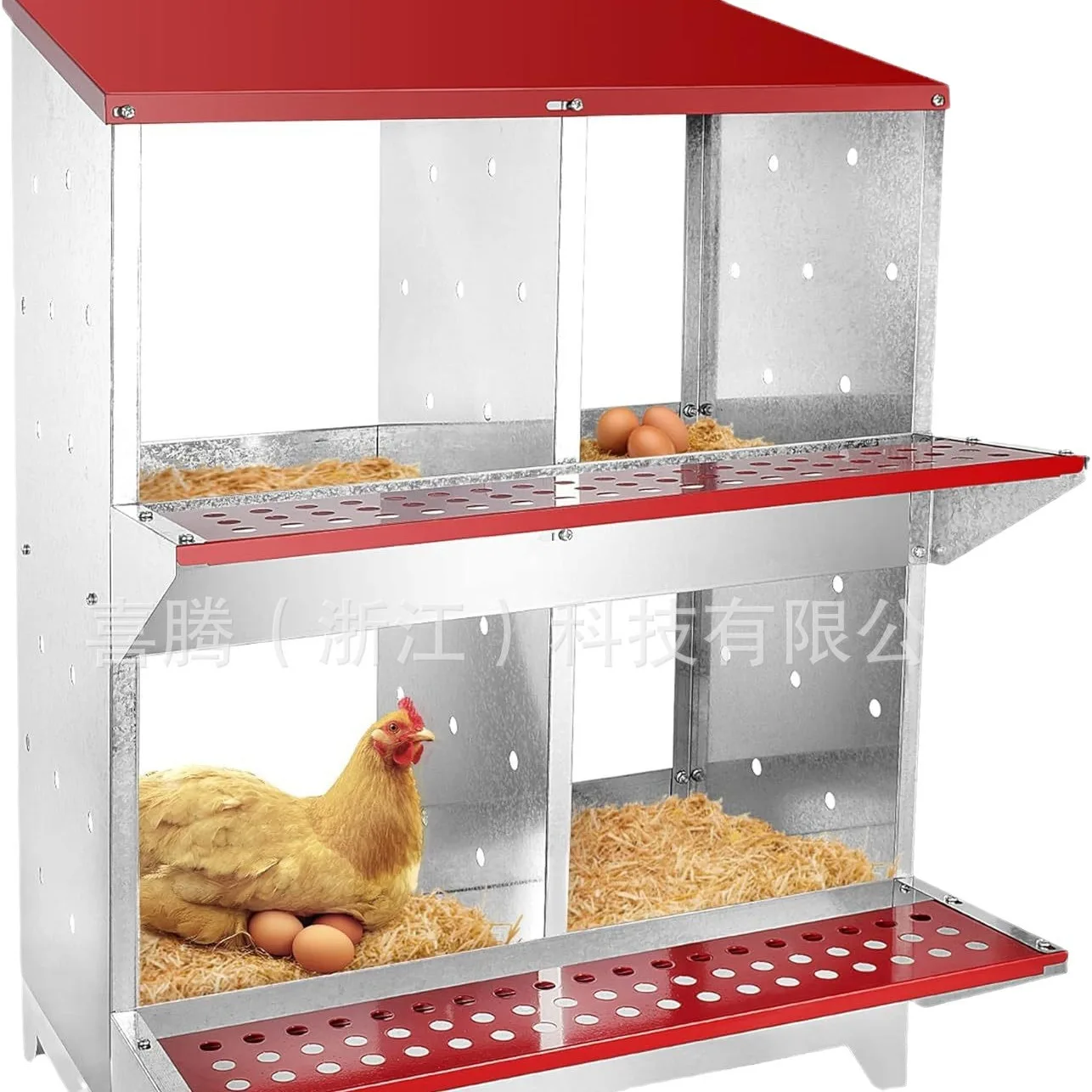 

Двухслойные коробки для гнездования в рулонах, автоматический свернутый ящик для гнездования курицы для укладки яиц