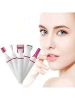 5 In 1 Ladies Trimmer Shaver For Eyebrow Face Underarms Bikini Line Unwanted Hair Remover For Women Body Electric Clippe