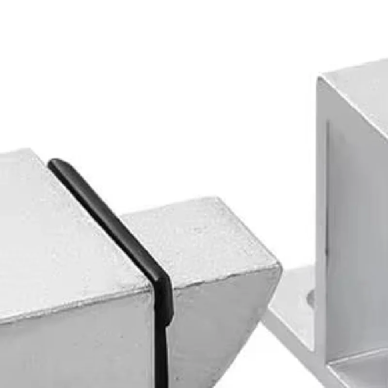 Square Self Closing Bolt Automatic Spring Door Latch Security For Home Office Sash Window Aluminum Alloy Hardware Black JJ4044