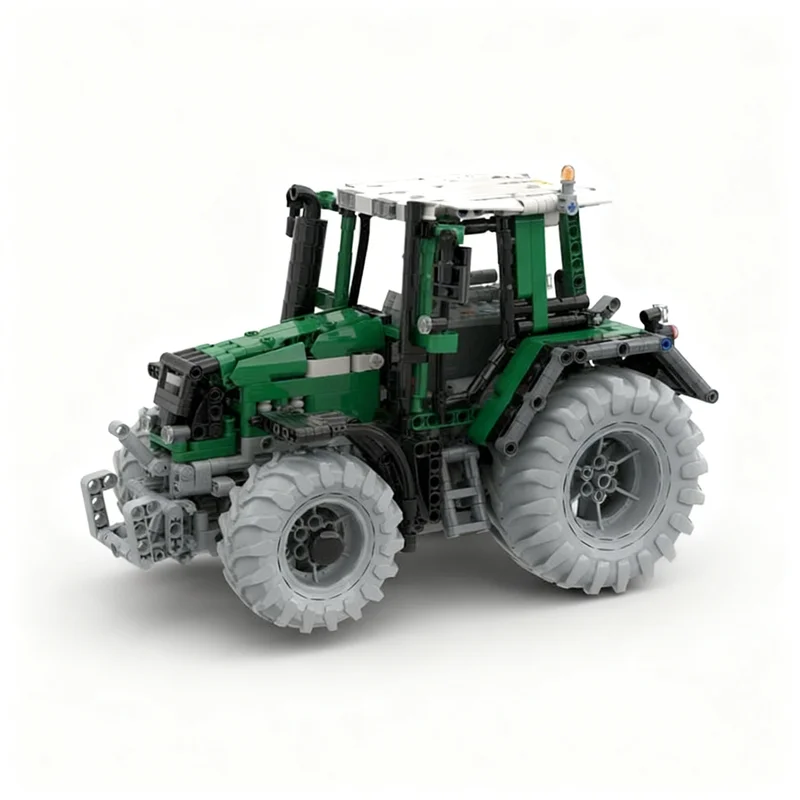 668pcs MOC Fendt Vario Tractor Bodywork Only Model Building Blocks Construction Toys Christmas Gift DIY Kids Education Birthday