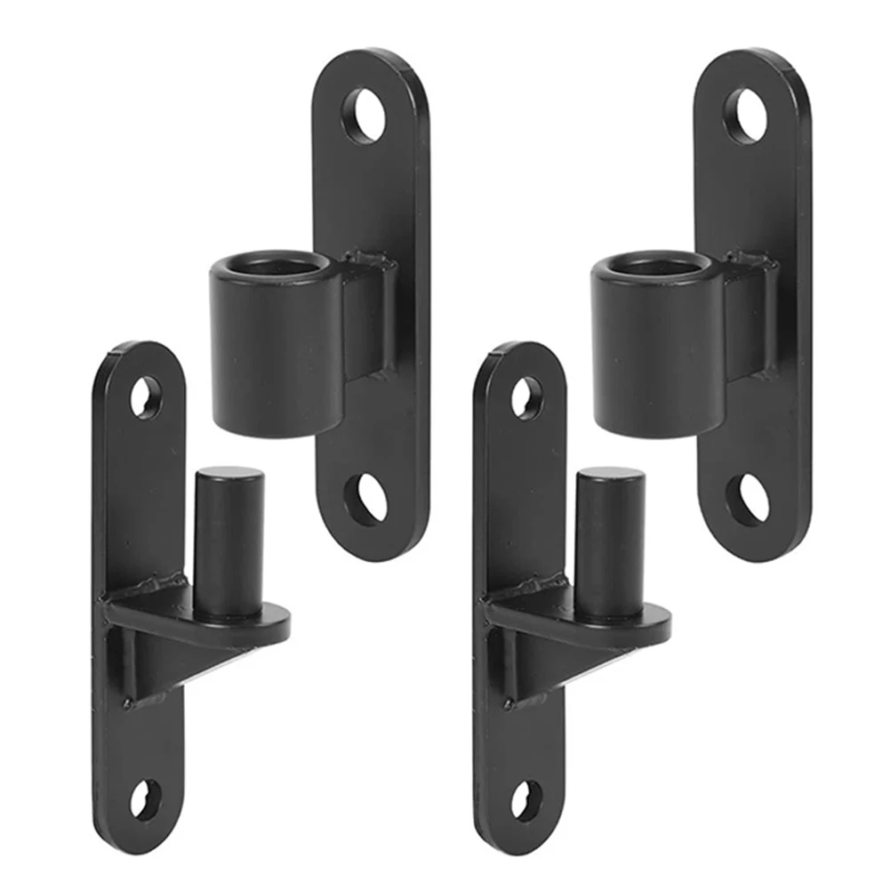 

304 Stainless Steel Gate Hinges 2 Pack Wall Mount Gate Hinge For Farm Gates Door Hinge Heavy-duty Fence Door Hardware