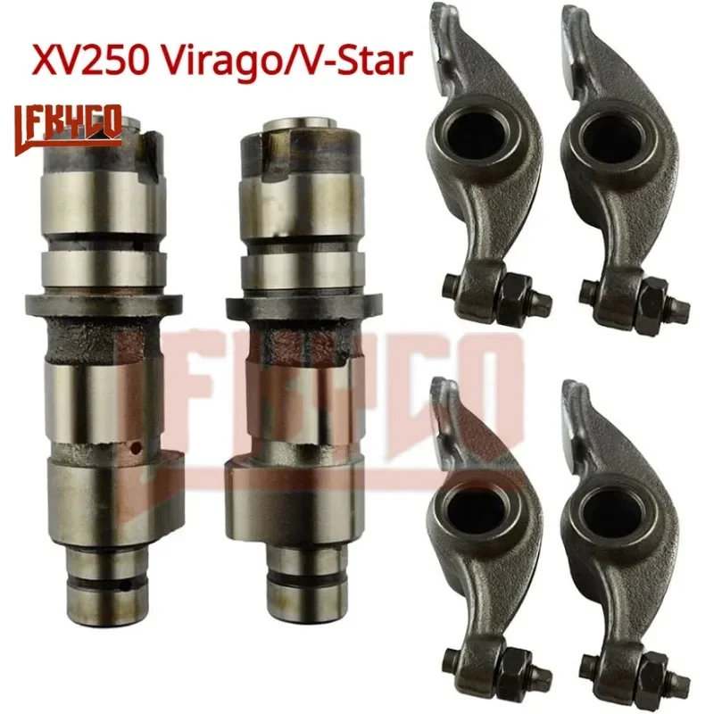 Motorcycle Engine Camshaft Tappet Shaft & Cam Rocker Arm Kits for Yamaha XV250 Virago/V-Star 1988-2010 Shaft Rear Swingarm Parts