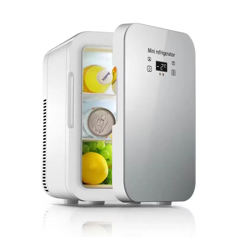 

12V/220V Dual-Power Car Fridge Freezer, 12L Compact Refrigerator for Home/Office/Truck, Fast Cooling, Energy-Efficient