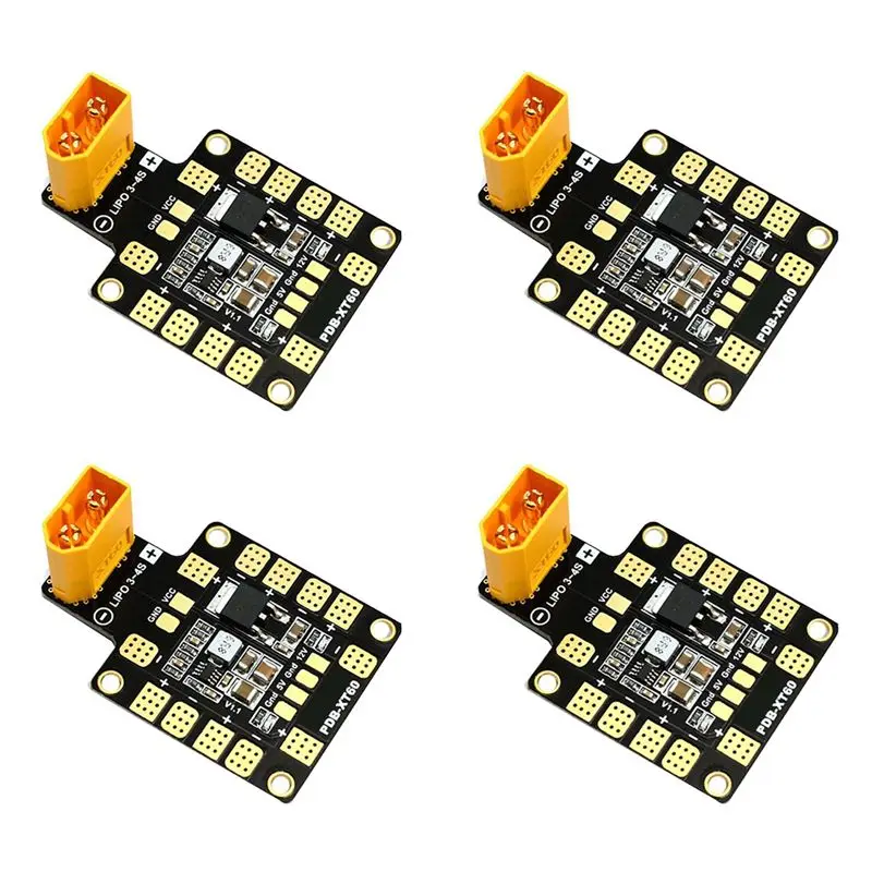 B78B-4X For Matek Systems PDB Power Distribution Board XT60 W/ BEC 5V 12V For QAV250 RC FPV Quadcopter Multicopter Drone