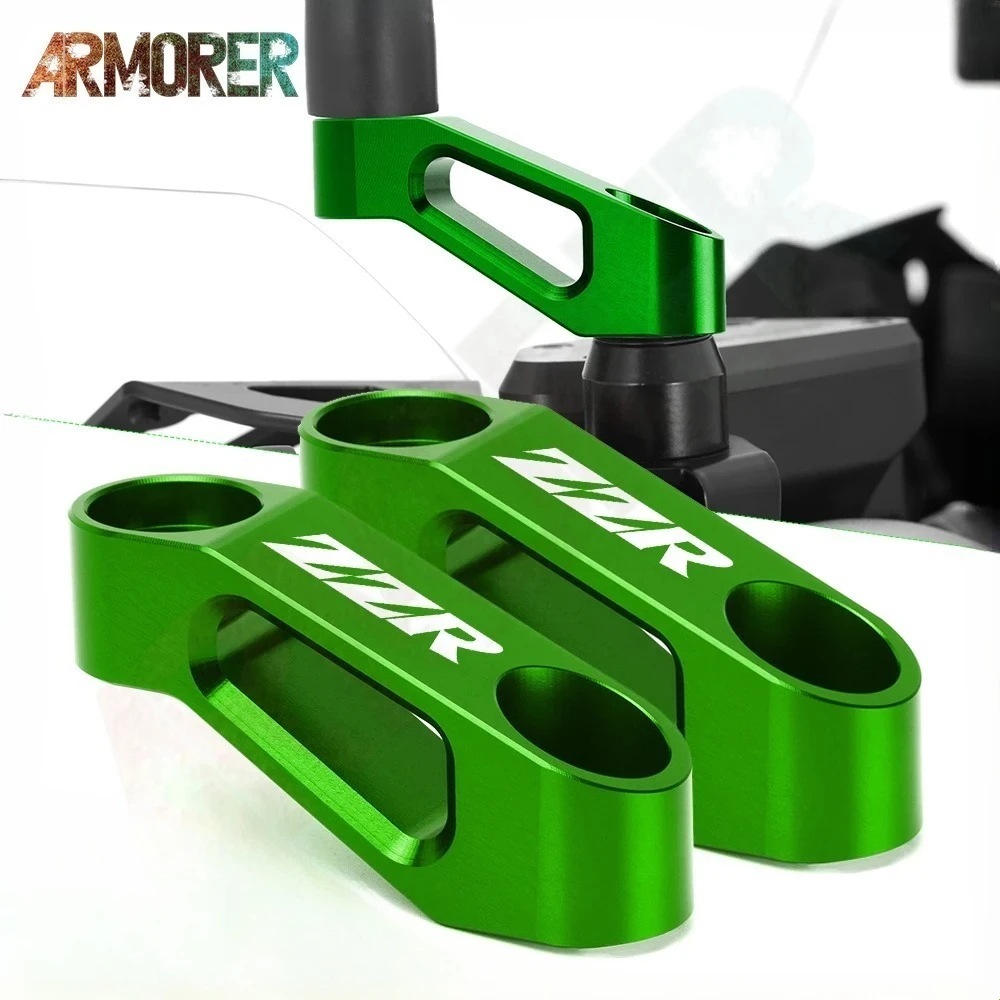 

Для KAWASAKI ZZR1100 ZZR1200 ZZR1400 ZZR250H ZZR600 мотоцикла с ЧПУ удлинитель зеркала заднего вида кронштейн держатель аксессуары