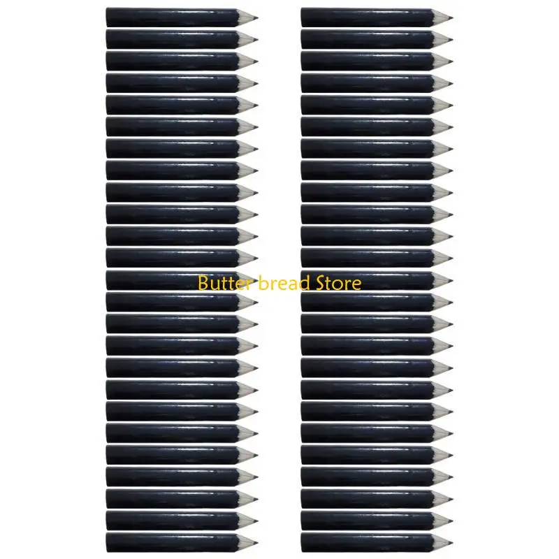 W89C 50PCS Golf Pencil Drawing Pencil قضيب سداسي مريح للمكتب