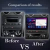 ワイヤレス CarPlay Android オートラジオアウディ A3 8P 2003 - 2013 4 グラム WIFI 車マルチメディアプレーヤー GPS Autoradio QLED DSP なし 2din DVD 2