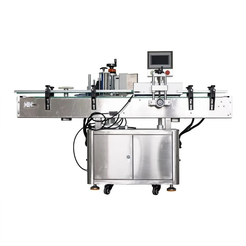 Semi Auto Labeling Machine Automatic Bottle Labeling Printing Machine for square Round Bottle Jar Tube Can view 3