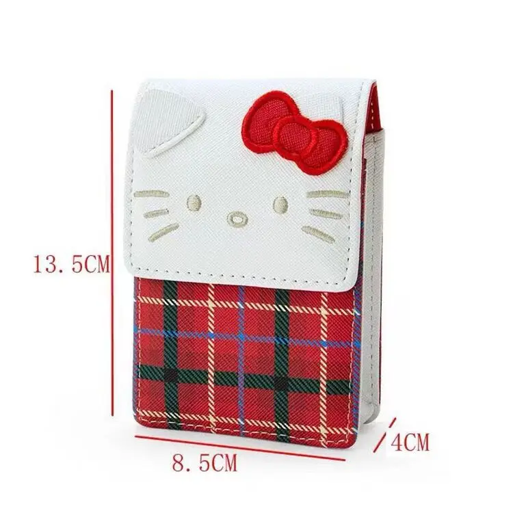 Kawaii My Melody Kuromi Hello Kitty Cartoon Portable Lipstick Storage Box Anime Sanrio Girl\'s Heart Cute Headphone Storage Bag