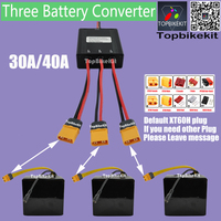Three Battery Discharg Converter Double Battery Discharge Converter For E-bike 20A/30A/40A/60A/80A/120A Dual Battery Pack