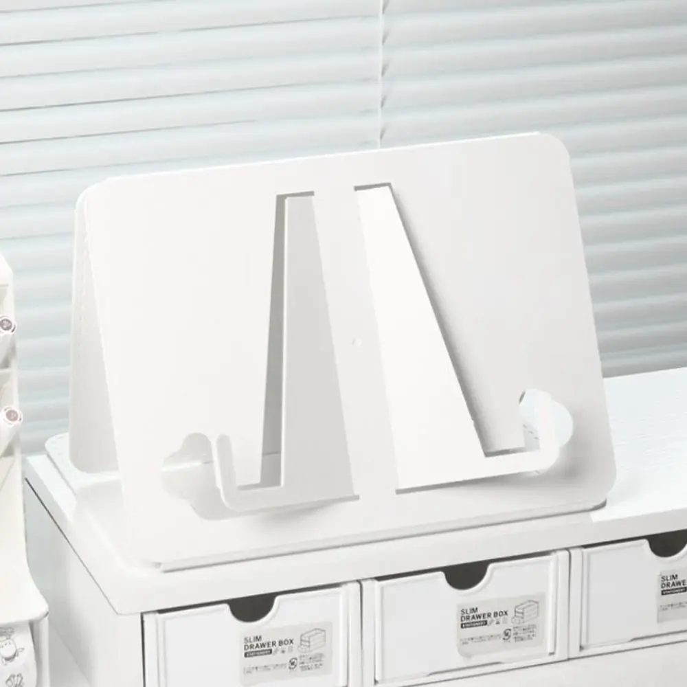 

Simple Portable Reading Rack Music Score Fold Book Stand Desk Recipe Book Shelf Organizer