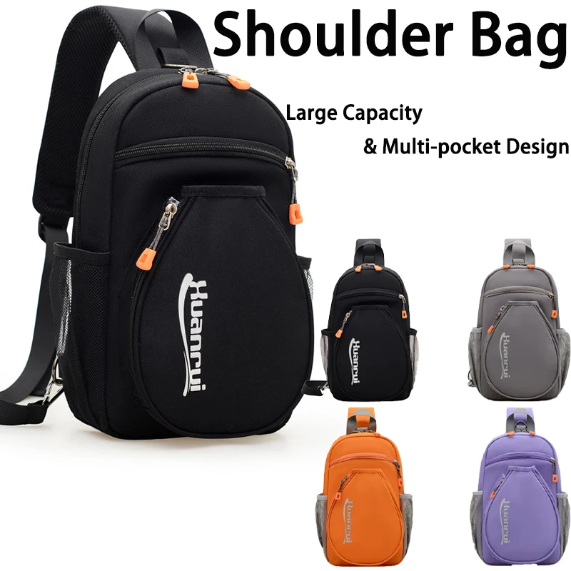 Single Shoulder Backpack Chest Bags Nylon Table Tennis Bag Crossbody Bags Lightweight Sports Bag Table Tennis Special Bags