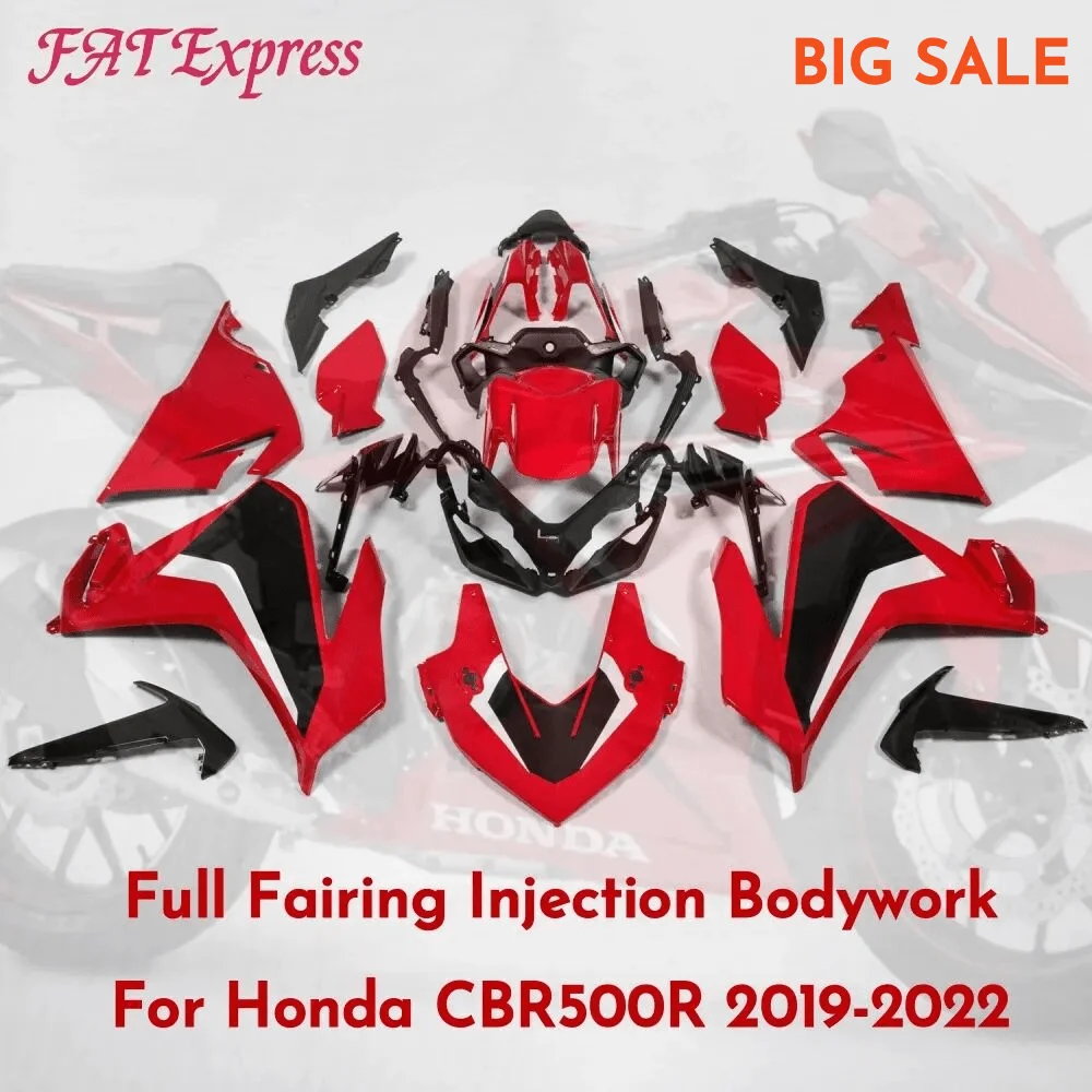

CBR500R CBR500 R Fairings Kit For Honda CBR 500R 2019-2023 2022 2021 Motorcycle Painted Bodywork Set ABS Injection 21 Pieces