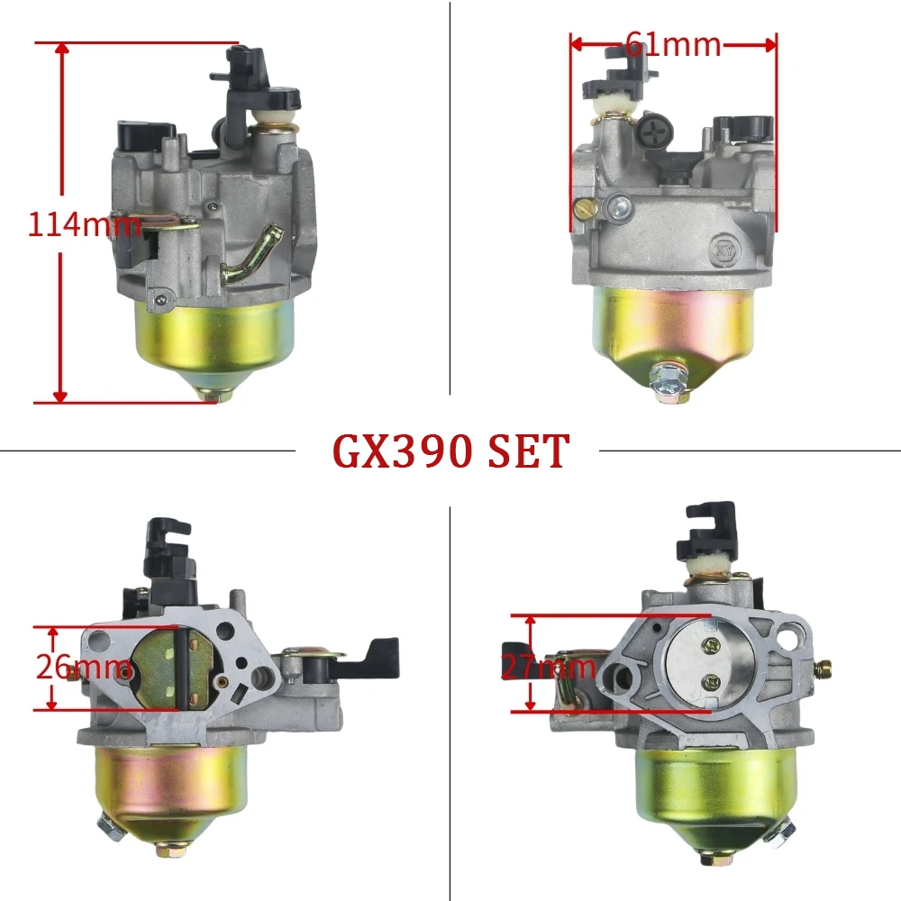 GX390 Carburetor for Honda GX340 GX 390 13HP 11HP 16100-ZF6-V00 16100-ZF6-V01 Toro 22308 22330 Dingo Lawnmower Water Pumps