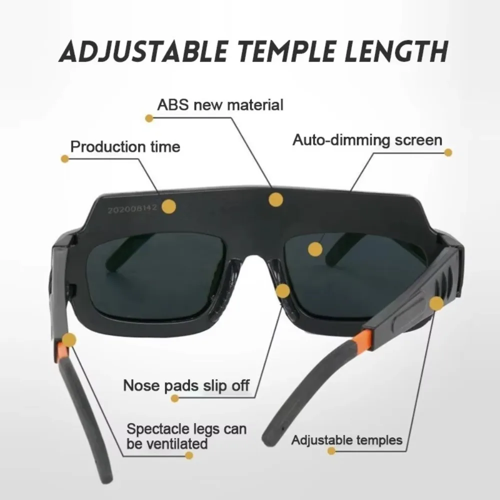 Automatic Dimming Welding Glasses Auto Darkening Solar Welding Goggle Argon Welding Glasses Anti-glare