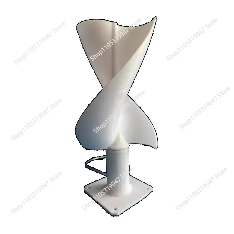 風力タービンモデル20wマイクロ風力タービンledライト付き垂直風力発電機、無料エネルギー教育用