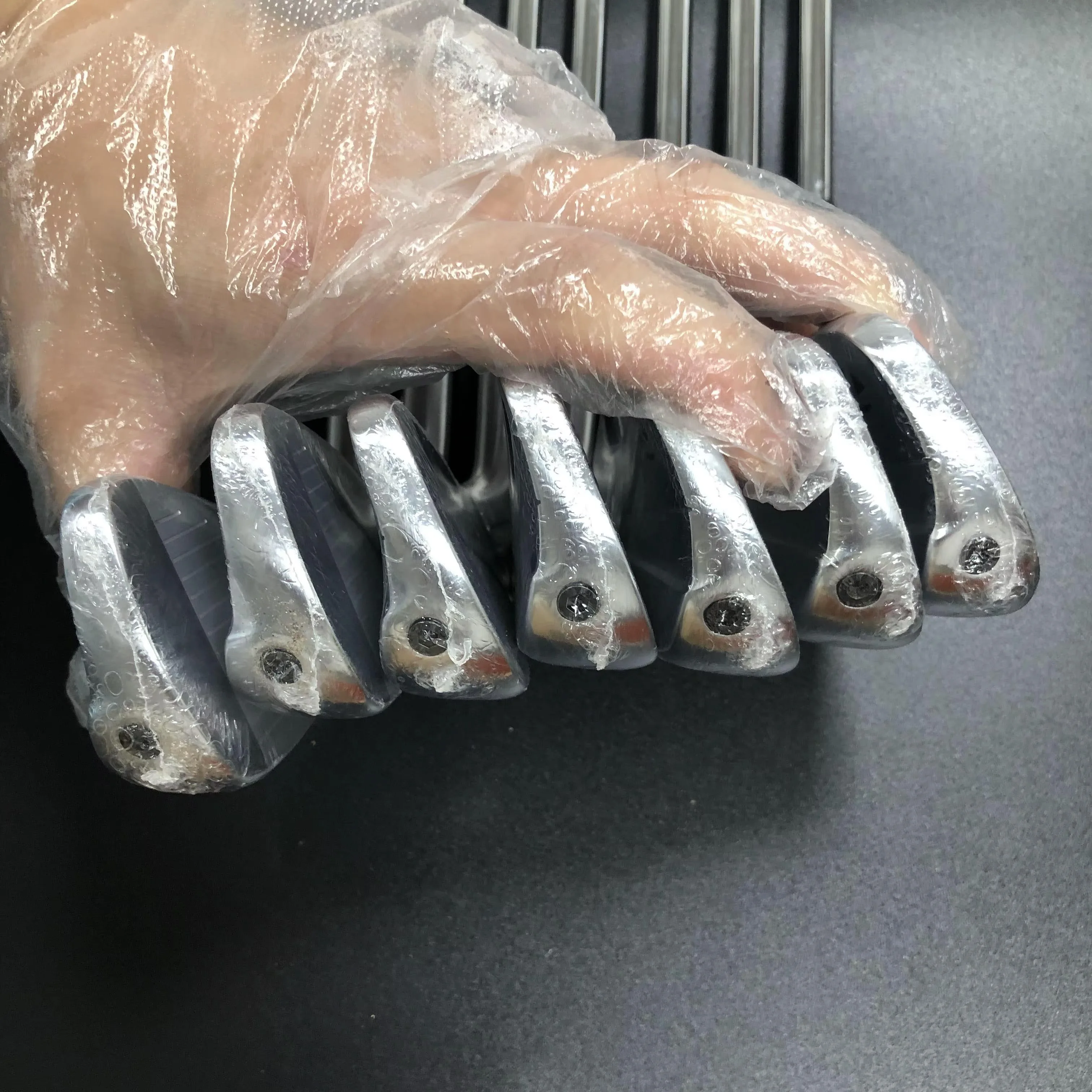 STLF ذكر 2024 نوادي الجولف الجديدة فضي 790 مكاوي الجولف 7 قطعة 4-P R/S فليكس الصلب/الجرافيت رمح الجمعية مع غطاء #3