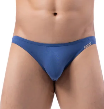 BRAVE PERSON-Slip taille basse pour homme, sous-vêtement sexy, couleur unie, confortable et respirant, nouvelle collection 2023