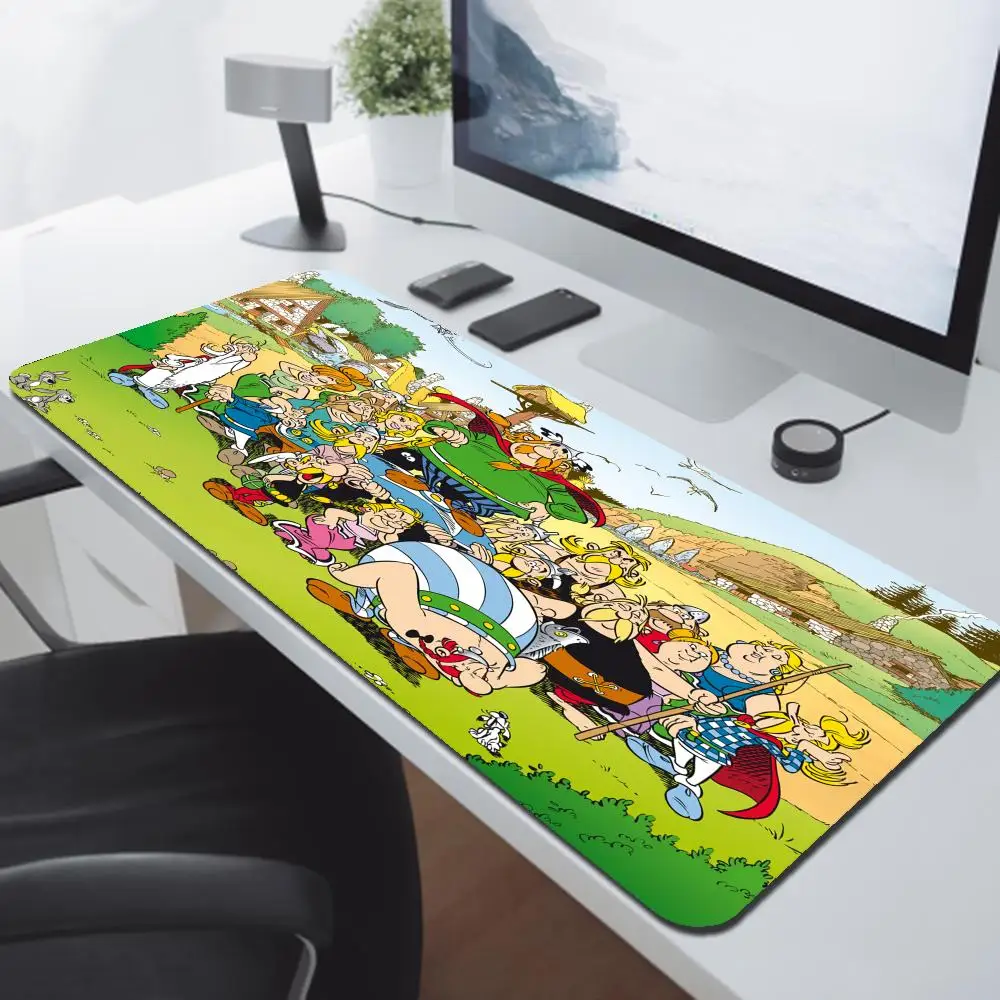 

Asterix Obelix Mouse Pad Large Gaming Accessories Mouse Mat Keyboard Mat Desk Pad XXL Computer Mousepad PC Gamer Laptop Mausepad