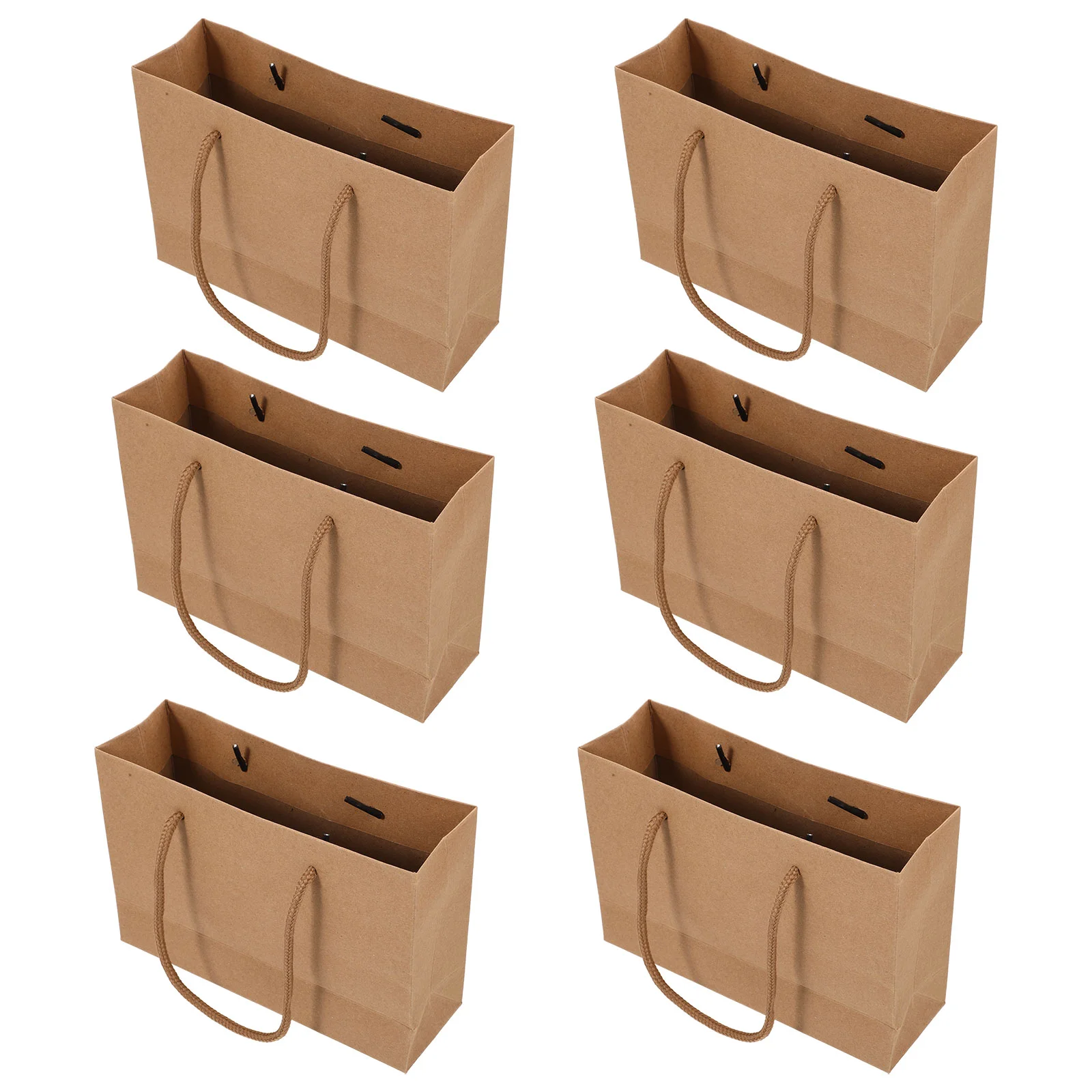 

10pcs Paper Storage Bag Portable Kraft Paper Bag Snack Gift Container Gifting Supply kraft paper bags