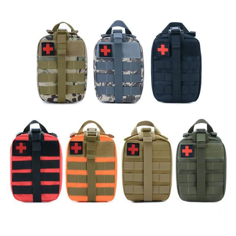 EDC Bag Tactical Molle Medical IFAK Pouch EMT Emergency Rip-Away Survival Utility Car First Aid Bag Gadget Waist Bag Accessories