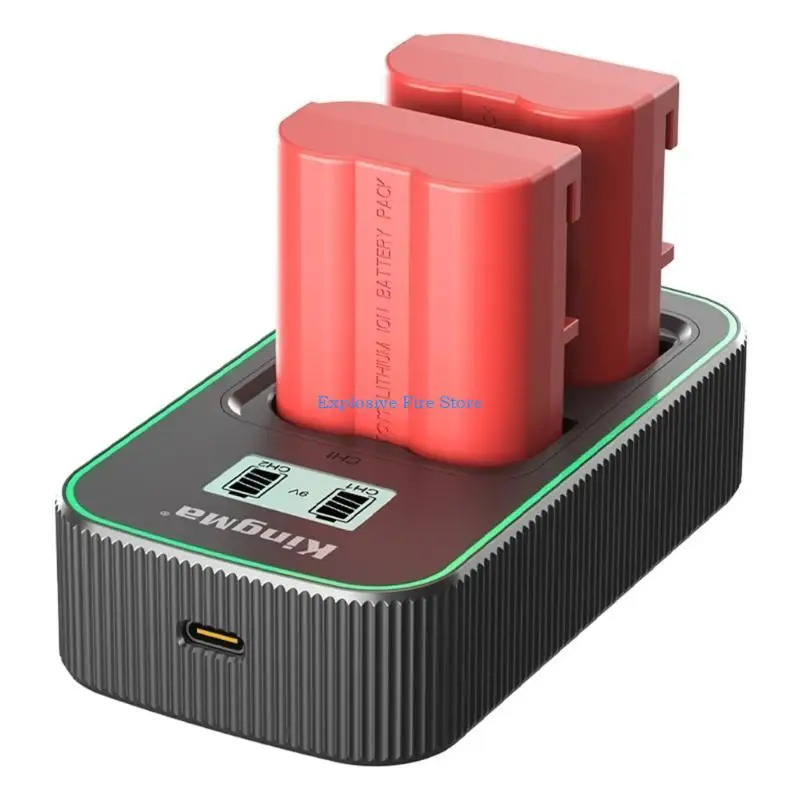 C4DB EN-EL15 ENEL15 LCD Double USB C Fast для D7200 D7000 Z5 Z6 Z6LL Z7II D7100 D810 Зарядка камеры аксессуары док C4DB EN-EL15 ENEL15 LCD Double USB C Fast для D7200 D7000 Z5 Z6 Z6LL Z7II D7100 D810 Зарядка камеры аксессуары док