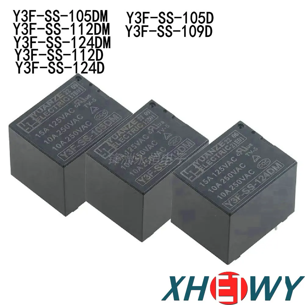 Y3F-SS-105DM Y3F-SS-112DM Y3F-SS-124DM Y3F-SS-105D Y3F-SS-109D Y3F-SS-112D Y3F-SS-124D low coil power consumption relay Y3F-SS