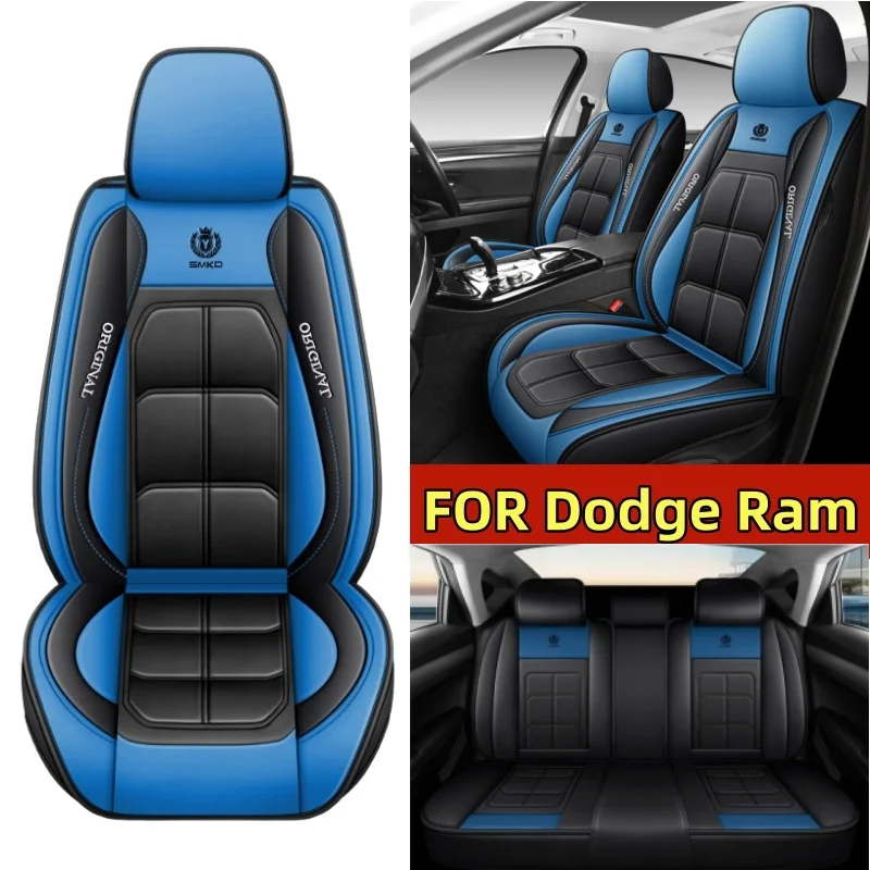 

Чехол на автомобильное сиденье Dodge Ram, водонепроницаемый, из искусственной кожи, мягкий и удобный, с полной оберткой, чехол на сиденье с мышцами, грязеотталкивающий