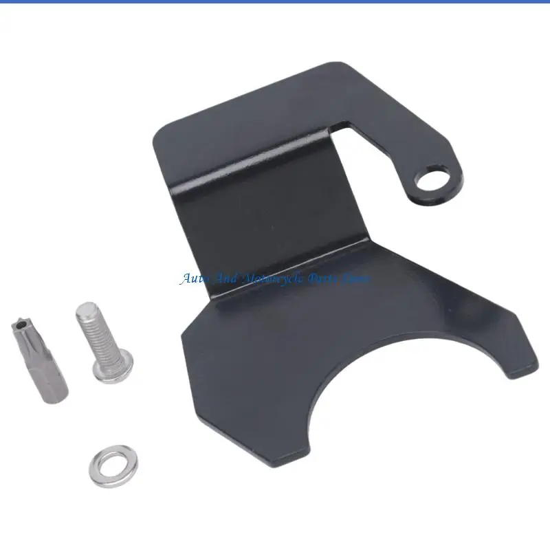 P9FD Tailgate Latches Area for 2022 and Newer Pickup, Formed Stainless Steel Structure with a Curved Lower Opening and Round