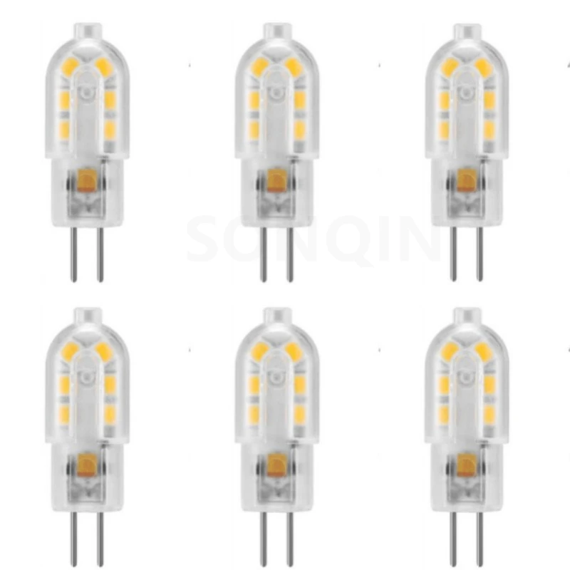 

6 шт., галогенные лампы 2835 SMD, G4, G9, E14, 3 Вт, 12 В, 220 В переменного тока