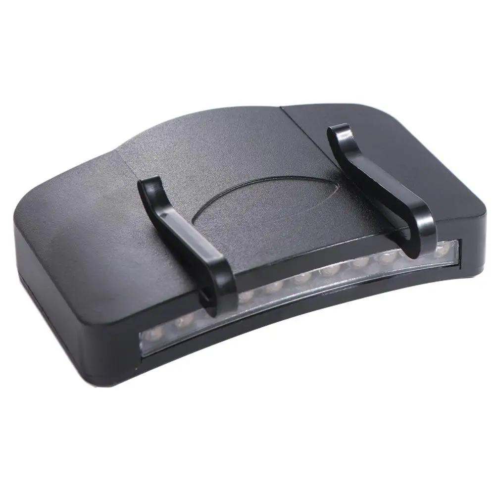 

Portable 11LED Hat Brim Light Headlamp Lightweight Baseball Cap Light Ultra Bright Compact Hat Clip Lamp Running Cycling