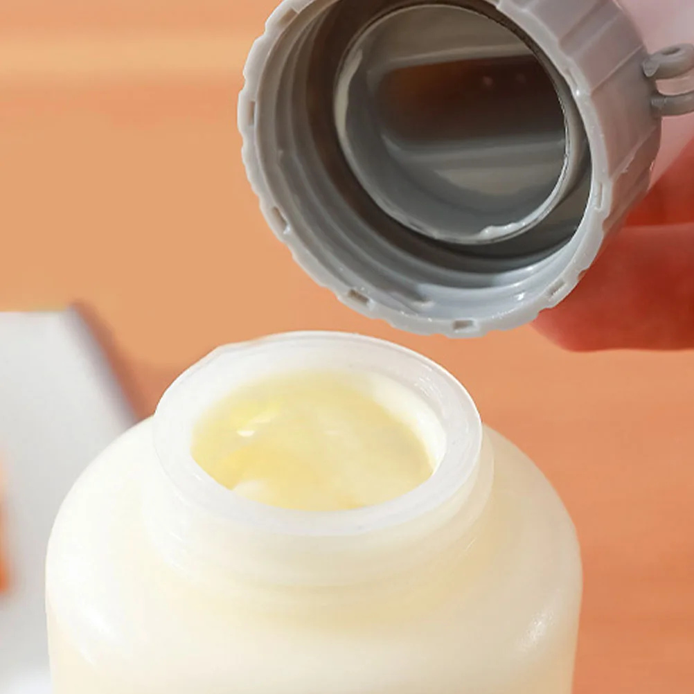 

2Pcs Salad Dressing Sauce Squeeze Bottles with Scale Leakproof Ketchup Jam Storage Kitchen Condiment Bottles Condiment Bottle