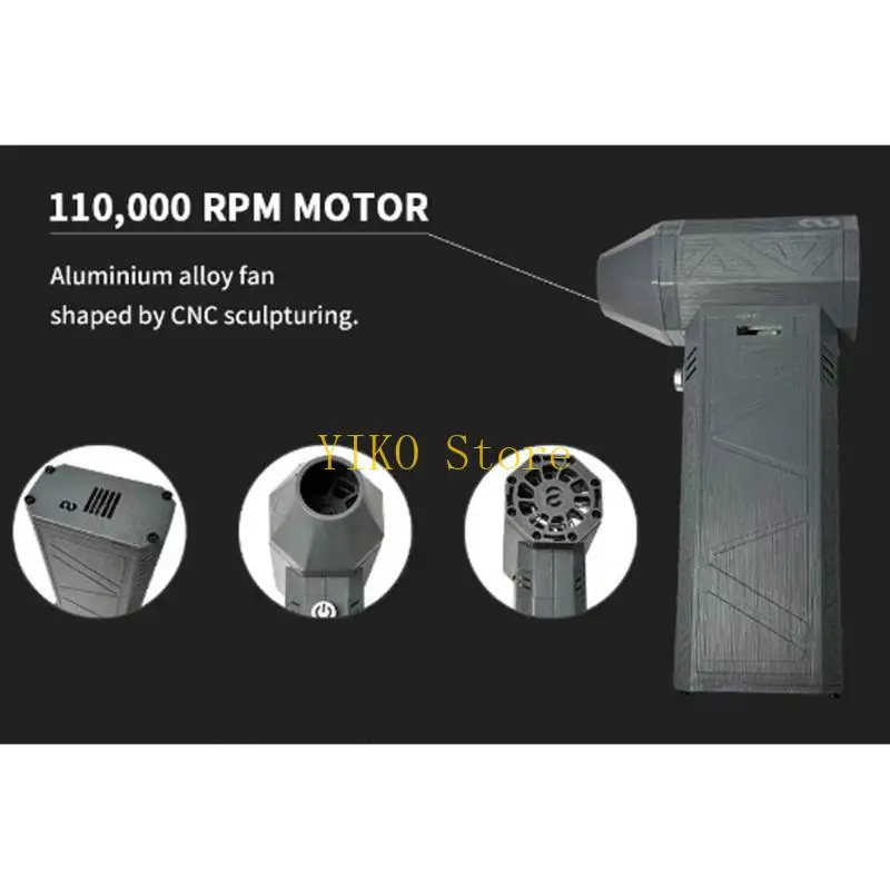 K32C Jet Fan 130000RPM فرش السيارات منفاخ قابل للشحن مروحة توربينية #5