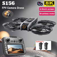S156 Drone Professional 4K HD Dual ESC Camera FPV WIFI RC Dron Brushless Motor with Optical Flow Positioning Quadcopter Drones