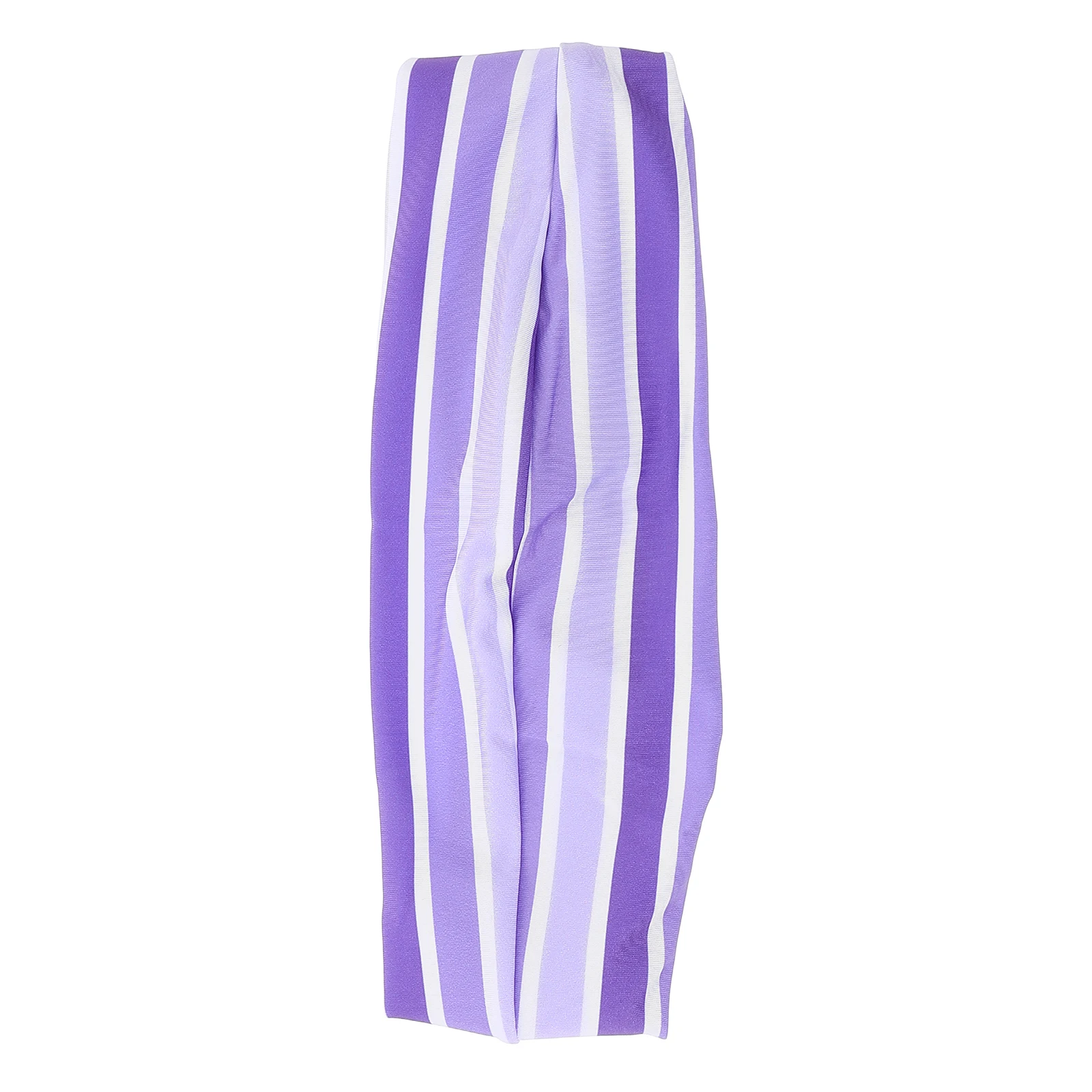 

Summer Sports Headband Double Layer Elastic Sweatbands Women Yoga Running Fitness Hair Accessories Purple Non Slip