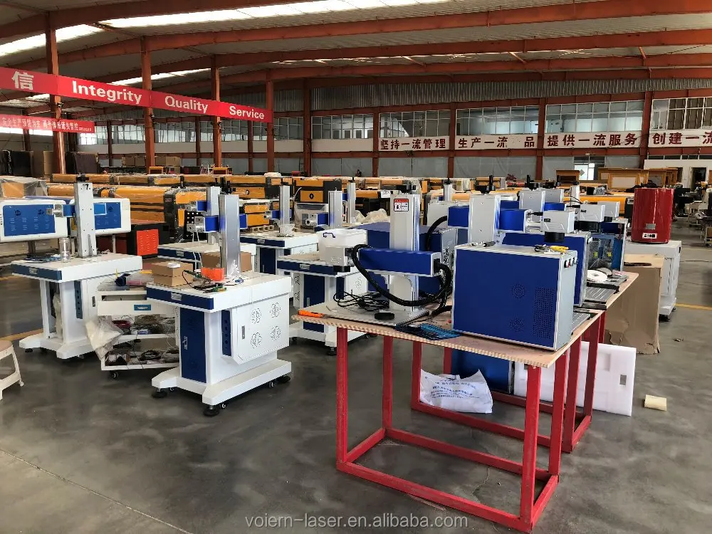 10 واط/20 واط/30 واط/50 واط آلة التعليم بليزر الألياف لورق الخشب نمط منفصل حالة مستعملة دعم DXF LAS تنسيق الرسم