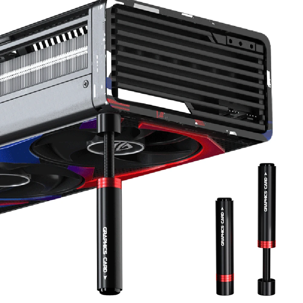 

Держатель для видеокарты с магнитом, регулируемый телескопический, с поворотным винтом, подъемный, предотвращающий провисание, из алюминиевого сплава