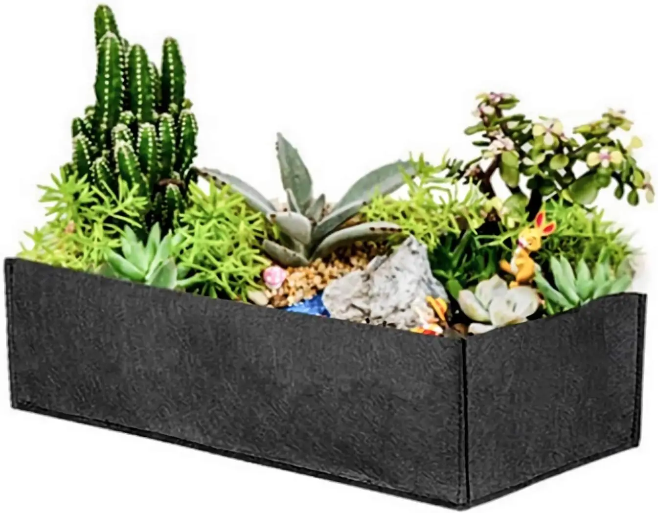 

8 Grids Breathable Raised Garden Bed, 4x2 FT Heavy Duty 400 GSM Nonwoven Fabric Planter for Vegetables, Herbs, Flowers
