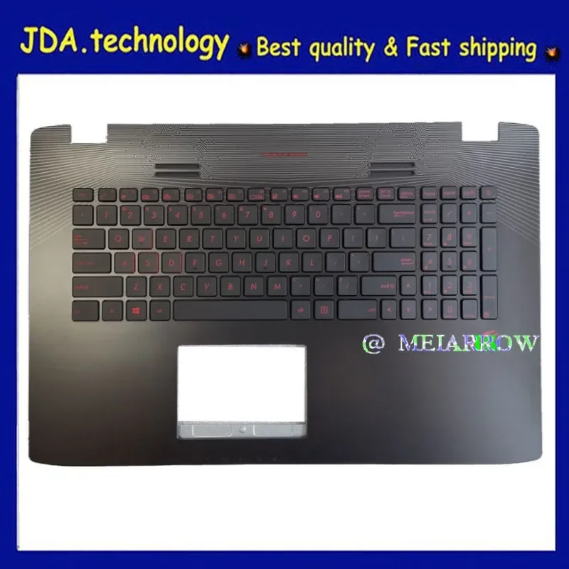 

MEIARROW New/Orig For ASUS Rog GL752 Series GL752V GL752VL GL752VW GL752VWM Palmrest US Keyboard Upper cover Backlight