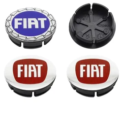 50mm Car Wheel Center Hub Cap Auto Rim Refit Dust-proof Badge Covers for Fiat 500 500C 500X Punto Abarth Stilo Palio Bravo Doblo