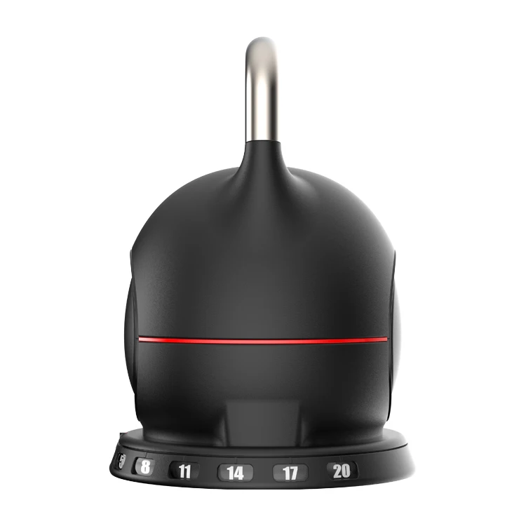 2025 مجموعة Kettlebell من الحديد الأسود المخصصة مقبض وزن المنافسة قابل للتعديل لمعدات الصالة الرياضية حديثًا #5