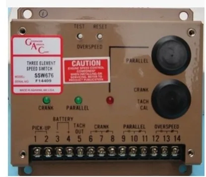 Generator speed control board: GAC SSW675 / SSW674 / SSW676