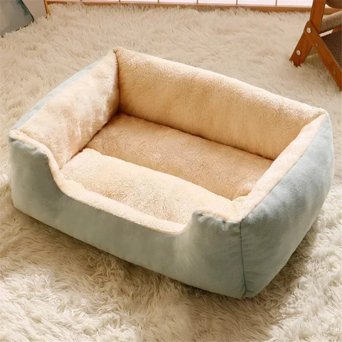 Thickened Kennel, Warm Cat Kennel, Universal for All Seasons, Washable, Bite-Resistant, Small, Medium and Large Kennel B