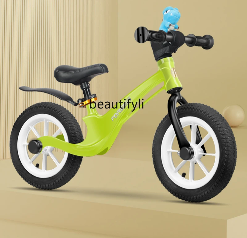 Children's balance bike 3 to 6 years old boys and girls, pedal-free children's sliding scooter