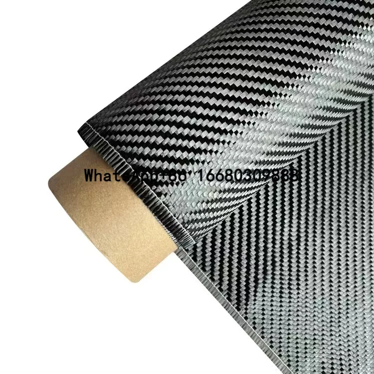 

High Strength 3k 1m Width 10m Length 240gsm Twill Weave Carbon Fiber Fabric for Epoxy Car Part