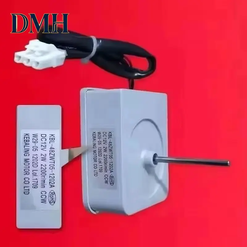 

Dmh .KBL-48ZWT05-1202A Refrigerator Cooling Fan Motor DC 12V KBL-48ZWTO5-1202A