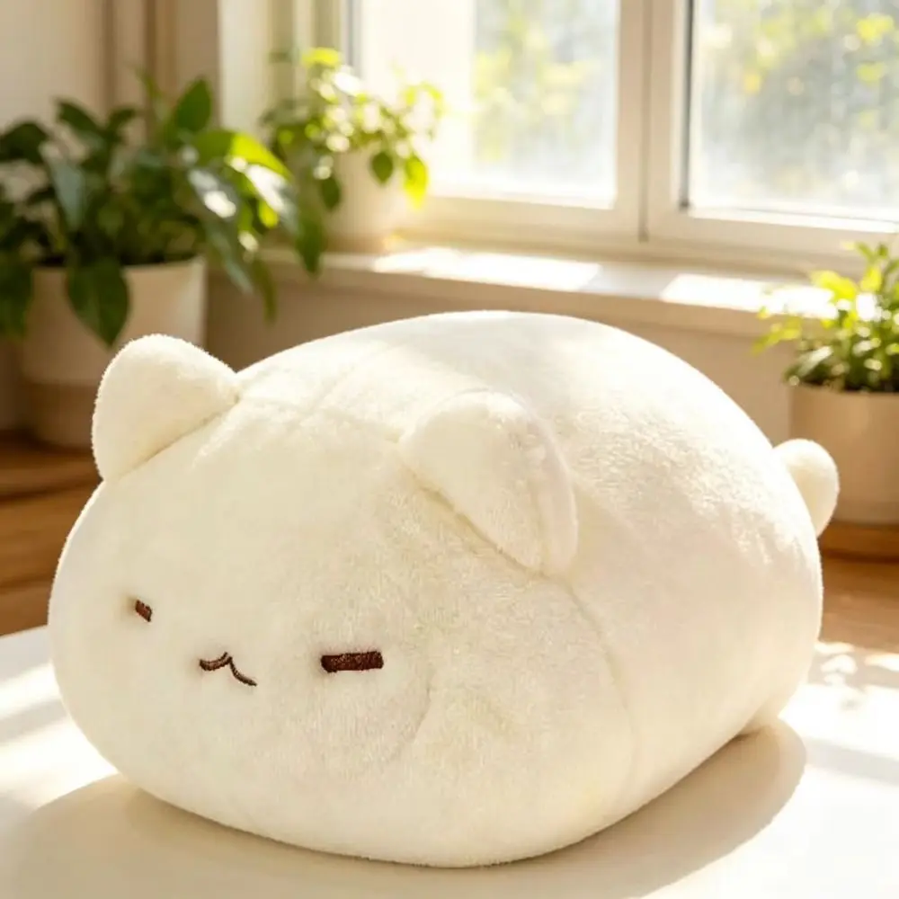 Giant Cat Stuffed Animals Fluffy Kitten Plushie Throw Pillow Kawaii Cat Stuffed for Friends 3