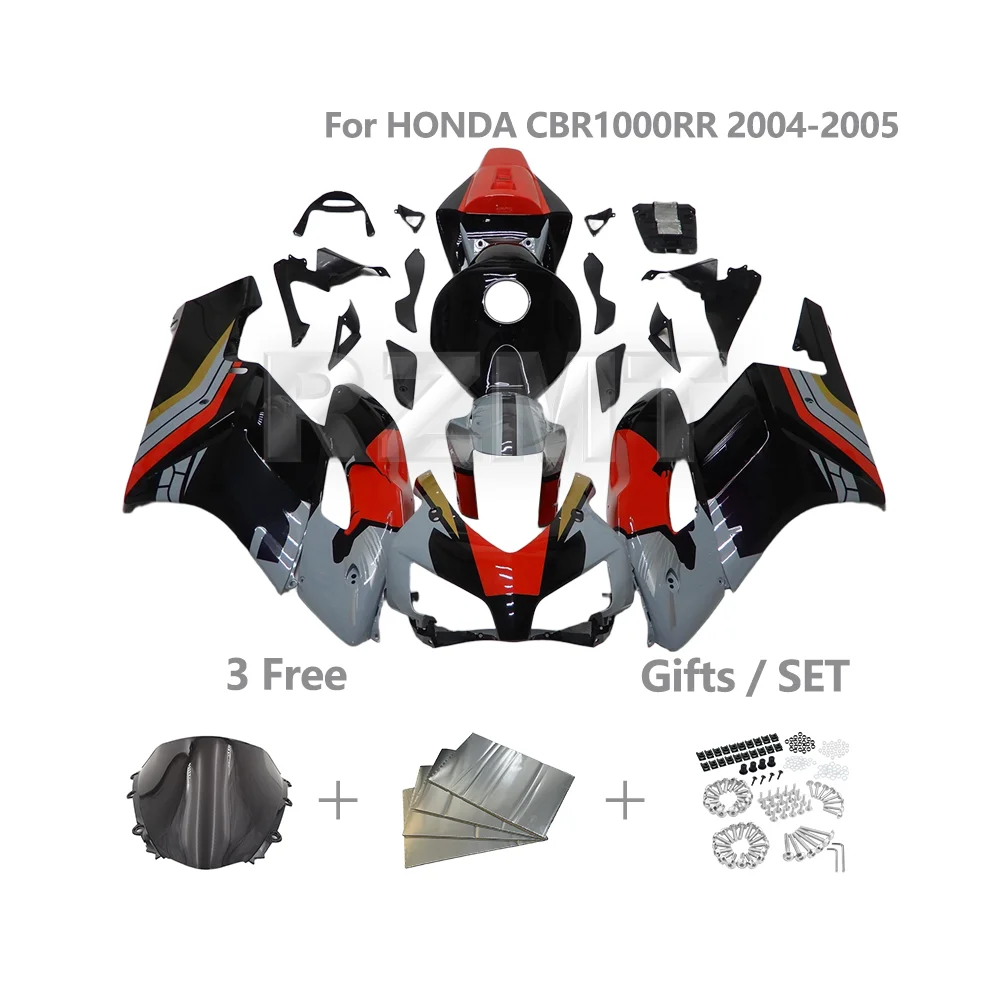 

Комплект обтекателя мотоцикла для HONDA CBR1000RRR 2004-2005 CBR 1000RR ABS, инъекционные индивидуальные обтекатели, комплект деталей для кузова H1005-1027b