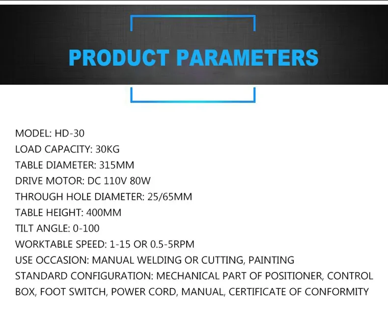 200 Chuck + 30kg Mini Welding Positioner Turntable 3 Jaw Lathe Chuck Welding Table semi-automatic welding